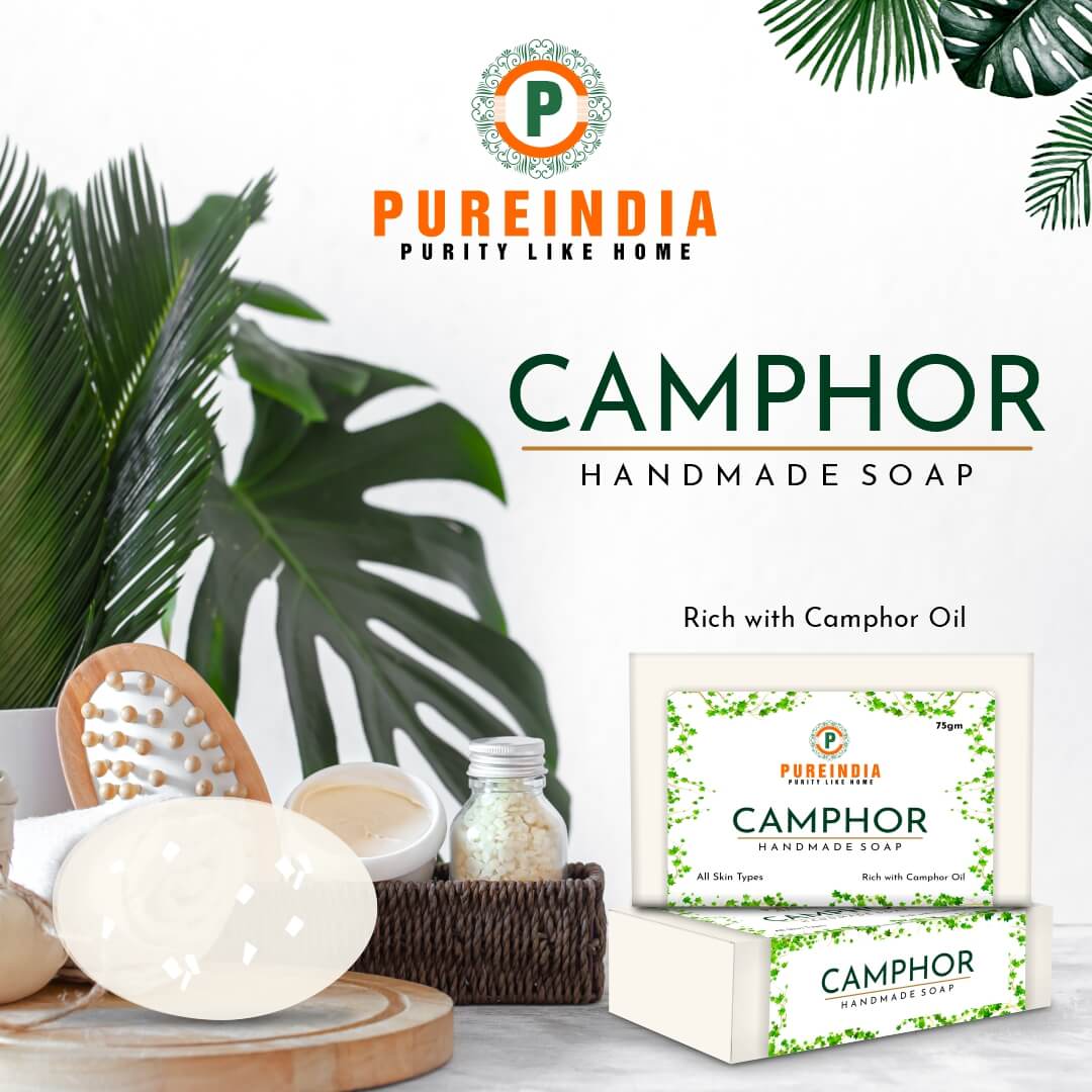 Camphor Kapoor Soap for Skin whitening Skin problem one