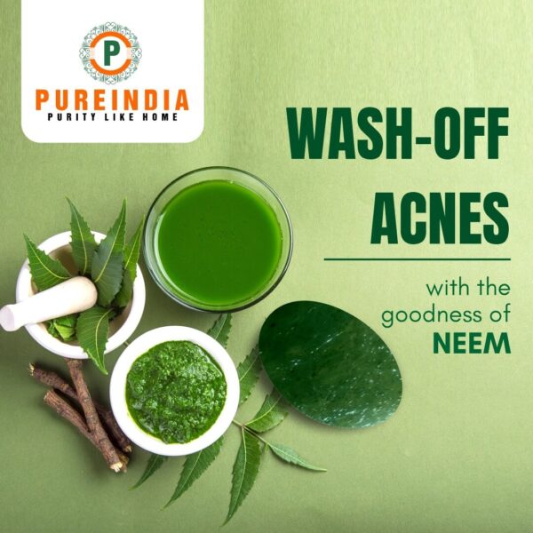 Neem Purifying Soap for Acne Pimples and Rashes | Stop Skin Infection | Natural Handmade Soap - Image 3