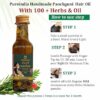 PANCHGUNI Hair Oil 100% Natural Handmade Chemical free Blend with 101 Herbs 5x More Hair Growth & Stop Hair Fall | Grow New Hair | Natural Black, 100ml - Image 6
