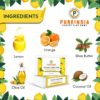 Vitamin C & Orange Bathing Scrub Soap, Exfoliating Soap With Walnut & Coconut, 100% Natural Extracts For Natural Glowing Skin - Image 4