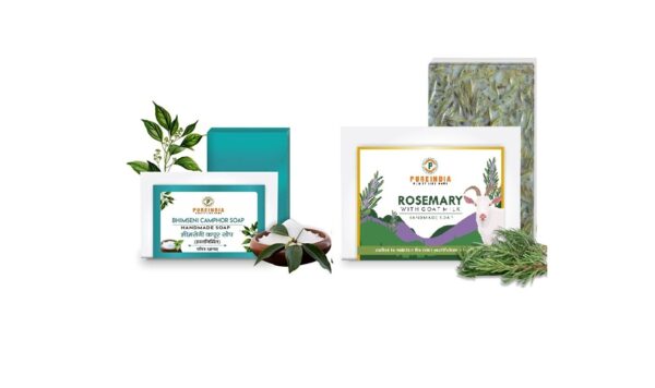 Get 2 @99 Rosemary & Bhimseni Camphor Soap